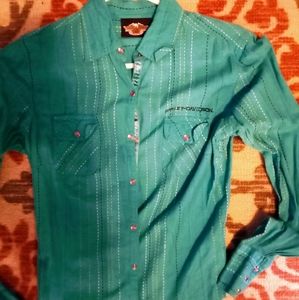 Women's Harley Davidson button down
